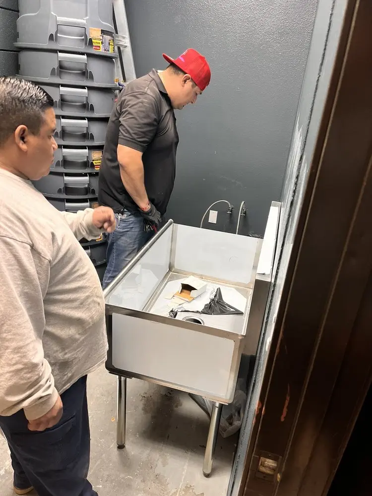 Commercial plumbing and sink installation in West Ridge